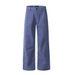 American Style Simple Solid Color Workwear Jeans For Men Loose Straight Street Fashion Brand Ins Wide Leg Versatile Long_mkmklike.com