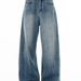 Men's Clothing Vintage American Style High Street Loose Fit Straight Leg Jeans - Long Casual Denim Pants With Mid Waist & Slight Stretch_mkmklike.com