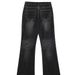 Men's Clothing High Street Cat Whisker Washed Flared Jeans For Men And Women Trendy Brand Slim Loose Cleanfit Pants Trendy_mkmklike.com