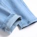 Men's Slim Fit Stretch Denim Jeans - Mid Rise Button Fly Skinny Jeans For Casual & Streetwear_mkmklike.com