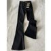 American-style Black Flared Jeans For Women, New Spring Collection, Slim-fit, Stretchy Bell-bottom Pants, High-waisted,_mkmklike.com