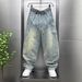 Men's Summer Thin Jeans – Cool Washed Blue Harem Pants, Loose Fit & Tapered Cropped (Bluish/Black, S-3XL)_mkmklike.com