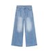 EF JEANS | 2024 New Product, Light Blue Hong Kong Style Retro Trend Straight Loose Casual Jeans For Men And Women_mkmklike.com