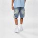 European And American Cross-border Popular For Men, With Five-pointed Star Patchwork, Loose Straight-leg Denim_mkmklike.com