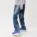 Nordmann American High Street Jeans Men New Washed Retro Nostalgic Casual Pants Loose Straight Versatile Long Trousers_mkmklike.com
