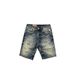 Vintage Denim Shorts For Men - Retro Distressed Straight Cut Casual Summer Shorts With Five-Pocket Design_mkmklike.com