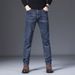 Men's Slim Fit Straight Leg Stretch Jeans Casual Trousers Spring Autumn Ozon Hot Selling Factory Direct Shipping_mkmklike.com