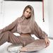 Women's Clothing fashion sports suit long sleeved hooded sweatshirt trousers two piece suit_mkmklike.com