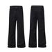 High Street Stretch Flare Jeans – Slim Fit Bootcut Denim Pants With Vintage Wash (Black)_mkmklike.com