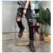 Summer New High Street Ripped Jeans Men's Slim Fit Small Straight Tube Solid Color Beggar Trendy Brand Versatile Hip-Hop_mkmklike.com