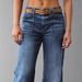 Women's High Waist Flared Jeans Stretchy Denim Pants With Color Block Design Slim Fit Comfortable Casual Trousers For Women_mkmklike.com