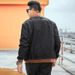 Elastic Baseball Jersey Denim Jacket Men's Trendy Brand Zipper Cardigan Plus Size Denim Jacket Men's Clothing_mkmklike.com