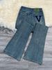 Women's Clothing Retro Flared Jeans High Waist Loose Versatile Slim Flared Pants_mkmklike.com