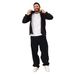 Plus Size Men's Stretchy Loose Straight Leg Jeans Style Long Pants_mkmklike.com