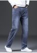 High-end Stretch Jeans Men's Spring And Autumn New Loose Straight Pants Youth Trend Versatile Casual Pants_mkmklike.com