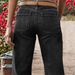 Mid-Rise Straight Leg Jeans For Women - Stretchy High Elastic Denim Pants (Black) | Trendy & Comfortable_mkmklike.com