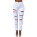Cross-border , Wish, , Ripped Jeans Women, Slim-fit Pants, Versatile Street Style For Trendy Women_mkmklike.com
