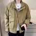 Clothing 2024 New Men's And Autumn Trendy Fashionable Stylish Top High-end Workwear Spring Casual Jacket_mkmklike.com