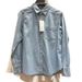 Chicco Japanese Style Women's Soft Denim Autumn Washed Product Long Sleeve Thin Jacket Air Conditioning Shirt Women 470735_mkmklike.com