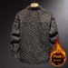 Pulse Pulse Light European And American Loose Denim Men's Designer Vintage Jacquard Jacket Fleece Winter Trendy Plus Size_mkmklike.com