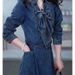 High End Denim Dress New Women's Early Autumn Vacation Two Pieces Slim Fit Slimming Temperament, Light Luxury And_mkmklike.com