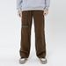 Men's Distressed Denim Jeans With Frayed Hem & Zip Details | Straight Leg Hip Hop Style | Cotton Comfort For Streetwear Fashion_mkmklike.com