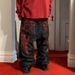 Factory Direct Sales American Retro Embroidery Trendy Brand Hip Hop Street Wide Legs High Waist Jeans Casual Versatile_mkmklike.com