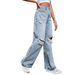 Women's Clothing Trendy Denim Trousers Women's Clothing Hot Sale Casual Fashion Ripped Trousers_mkmklike.com