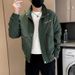 Brand Cool Workwear Autumn Winter Style Trendy Embroidered Jacket 2024 New Men's Casual Solid Color Top_mkmklike.com