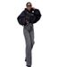 Women's Long-Length Relaxed Gray Jeans | Mid-Rise Straight Leg | Soft Cotton Denim | Office & Casual Wear_mkmklike.com