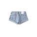 Women's Slim Fit Low Rise Stretch Denim Shorts Super Short Washed Summer Thin Rolled up Sexy And Flattering_mkmklike.com