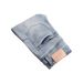 Ripped PU Jeans Casual Street Fashion Men's New Slim Fit Stretch Skinny Pants Men_mkmklike.com