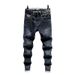 Cross-border Jeans Men's Spring And Autumn Trendy Brand Fattened Plus Size Denim Trousers Men's Embroidered European And American Style Pants Men_mkmklike.com