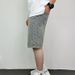 Men's Niche Trousers High-End Denim Shorts Summer Loose Straight Wide Leg Jacquard Fashionable Casual Pants_mkmklike.com