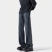 Men's Washed Vintage Denim Jeans Straight Leg Loose Fit Casual Long Pants American High Street Style Trendy Brand Cool Patchwork Design_mkmklike.com