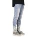 Men's Clothing High Street Fashion Trend Men's Jeans Gradient Color Fashion Large Size Blue Men's Jeans_mkmklike.com