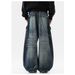 Vintage Washed Denim Jeans For Men & Women - Relaxed Fit, Straight Leg, High Waist, Comfortable Cotton Casual Pants_mkmklike.com