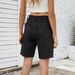 K Street Washing New Fashionable And Cool Denim Five Quarter Pants For Women_mkmklike.com