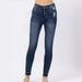 Women's Clothing Slim Jeans High Waist Slimming Versatile Elastic Skinny Pants_mkmklike.com