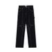 Men's Casual Distressed White Jeans Creative Sewing Simple Basic Denim Distressed Style_mkmklike.com