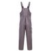 Pure Summer One-Piece Set For Men Gray Suspender Export Power Pants Auto Repair Workwear_mkmklike.com