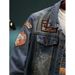 Retro Denim Jacket For Men, Autumn And Winter, Thick And Loose, Trendy Embroidered Workwear Jacket_mkmklike.com