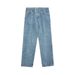 Men's Clothing Retro Nostalgic Versatile Simple Casual Nine Point Jeans For Men Loose Small Straight Trend_mkmklike.com