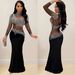 Women's Clothing new hot diamond round neck dress long_mkmklike.com