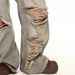 Men's Draped Retro Casual Jeans High Street Style Slimming Wide Leg Pants Midweight Polyester Spring Autumn Versatile_mkmklike.com