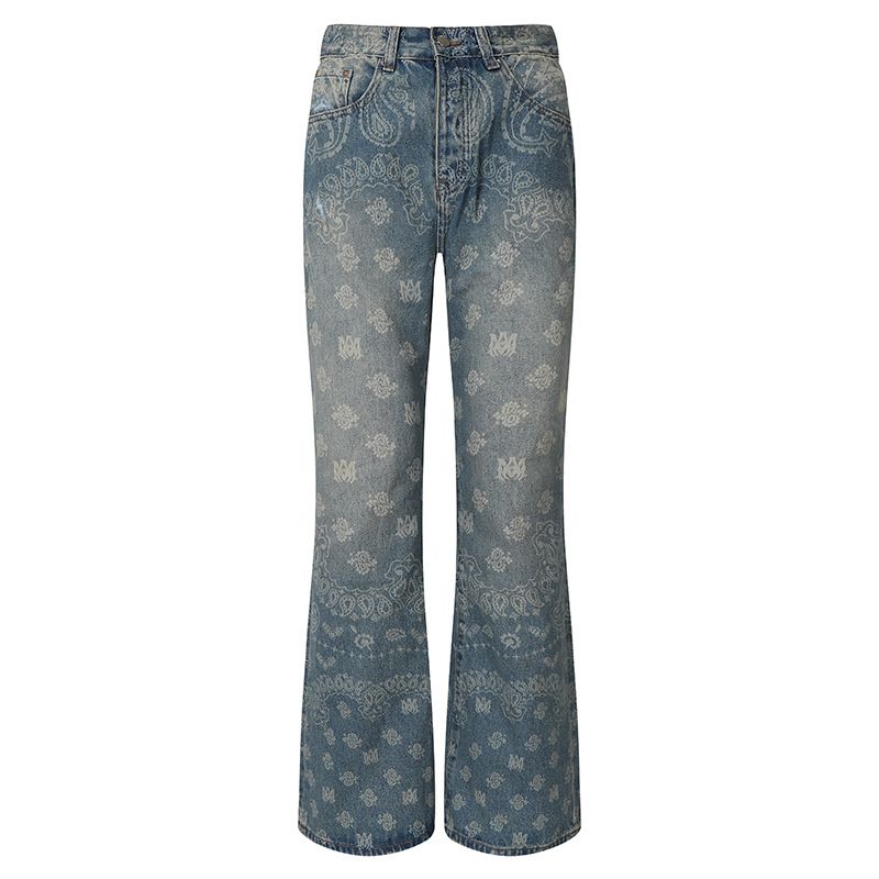 Men's Clothing Trendy Brand New Men's Washed Old Classic Simple Slightly Elastic Slim Jeans American Style_mkmklike.com