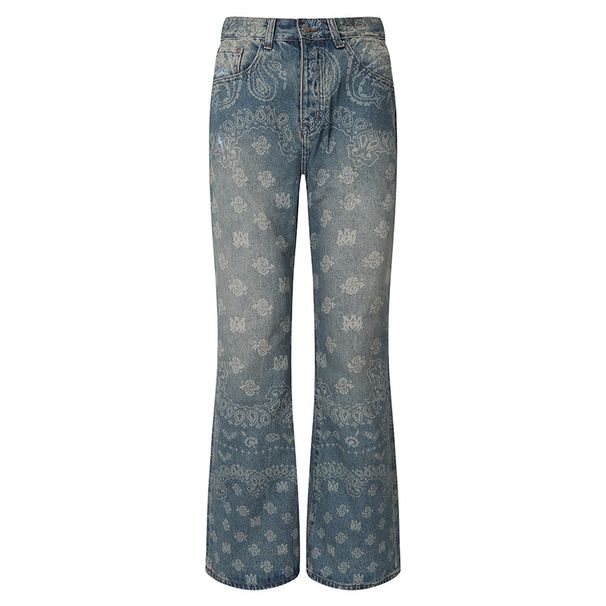 Men's Clothing Trendy Brand New Men's Washed Old Classic Simple Slightly Elastic Slim Jeans American Style_mkmklike.com