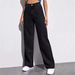Women's High Waisted Casual Loose Straight Leg Jeans Cotton Blend Spring Autumn Wear For Office And Street Style_mkmklike.com