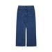 Men's Clothing Classic Straight Leg Washed Denim Jeans - Vintage Blue, Mid Rise, Non-Stretch Cotton For Men & Women (S/M/L/XL) Classic Straight Leg_mkmklike.com