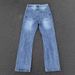 Men's Ice Blue Distressed Jeans - Cracked Wash Straight-Leg Denim Pants (Light Blue, S-XXL)_mkmklike.com